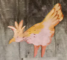 Painting of chicken